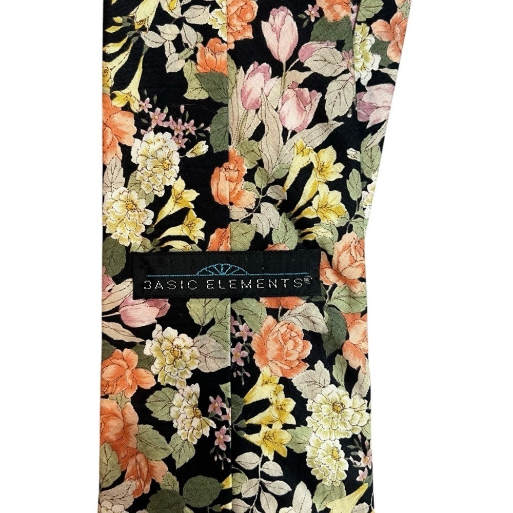 Vintage Basic Elements Allover Floral Print Cotto… - image 3